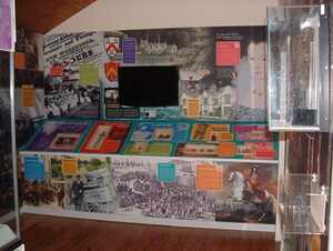 Every bit of space was used to tell the stories of Newton Abbot