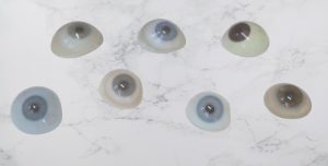 These glass eyes belonged to local optician, Eubulus Williams, who set up shop in Newton around 1910