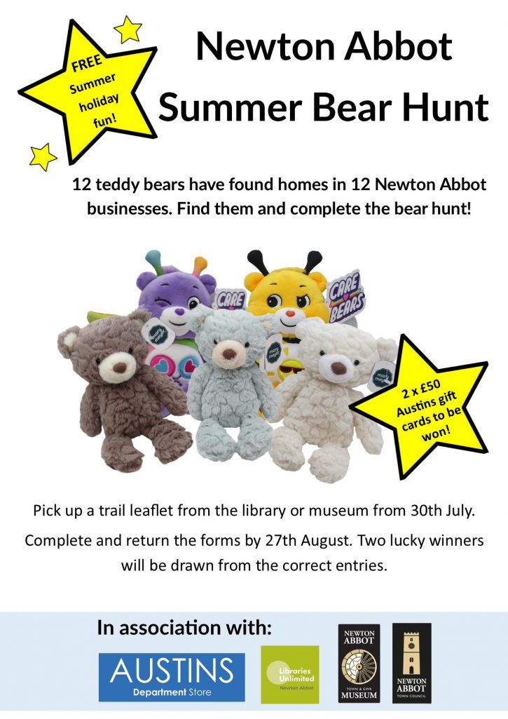 poster for summer bear hunt- text the same as paragraph beside it