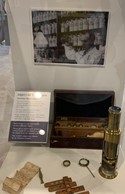 Victorian Microscope. This was the very first object we displayed in the Object of the Month case
